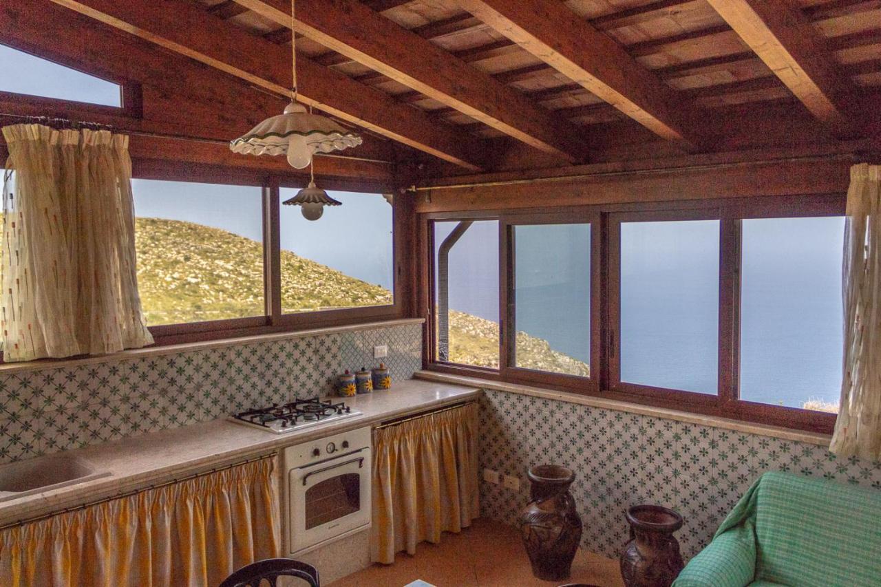 Villa Verde Con Vista Sul Mare San Vito Lo Capo Exterior foto